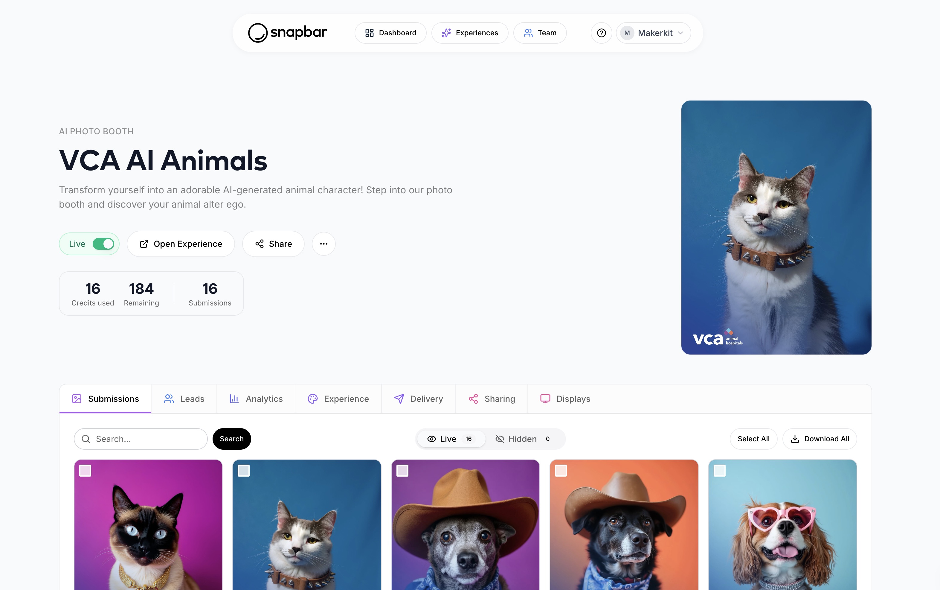 Event Operations Platform dashboard